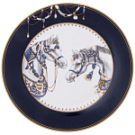 Сервиз обеденный из фарфора с изображением лошадей на 6 персон 23 предмета Porcelain Horse Set варинант исполнения - 1 | Loft Concept в Новосибирске