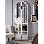Зеркало-окно с арочным силуэтом в венецианском стиле Venetian White Mirror варинант исполнения - 4 | Loft Concept в Новосибирске