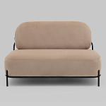 Диван Стоун велюр рельефный бежевый варинант исполнения - 5 | Loft Concept в Новосибирске