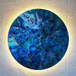 Светильник настенный «Голубая Планета» варинант исполнения - 2 | Loft Concept в Новосибирске