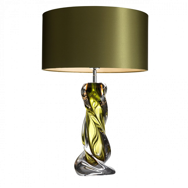 Настольная лампа Eichholtz Table Lamp Carnegie Зеленый смок Зеленый Настольная лампа Eichholtz Table Lamp Carnegie Зеленый смок Зеленый в Новосибирске | Loft Concept