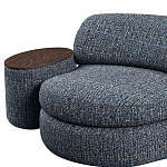 Кушетка со столиком Ulysses варинант исполнения - 6 | Loft Concept в Новосибирске