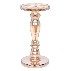 Подсвечник Glass Аmber 27 см