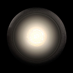 Встраиваемый спот светодиодный круглый черного цвета с углублением Ombra Lux  варинант исполнения - 3 | Loft Concept в Новосибирске