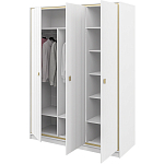 Шкаф белый четырёхдверный для одежды Antique Order варинант исполнения - 4 | Loft Concept в Новосибирске