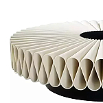 Дизайнерский журнальный стол круглый с фактурной столешницей Ifike варинант исполнения - 2 | Loft Concept в Новосибирске