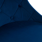 Стул в темно-синей велюровой обивке Ward Dark Blue Velour Chair варинант исполнения - 5 | Loft Concept в Новосибирске