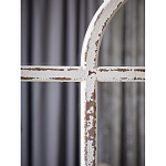 Зеркало-окно с эффектом старения в венецианском стиле Venetian White Mirror варинант исполнения - 6 | Loft Concept в Новосибирске