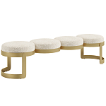 Дизайнерская Банкетка Leola латунь  варинант исполнения - 1 | Loft Concept в Новосибирске