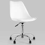 Офисный стул на металлическом основании EGGERY White варинант исполнения - 2 | Loft Concept в Новосибирске