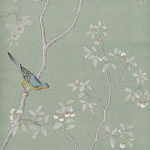 Обои ручная роспись Badminton Mercury Grey варинант исполнения - 1 | Loft Concept в Новосибирске