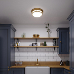 Потолочный светильник с белым матовым стеклянным плафоном в форме перевернутого конуса Hinkley варинант исполнения - 4 | Loft Concept в Новосибирске