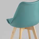 Стул с основой из пластика и мягким сиденьем Arvika Azure варинант исполнения - 6 | Loft Concept в Новосибирске