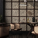 Гипсовая 3D панель с принтографией PM-13 варинант исполнения - 1 | Loft Concept в Новосибирске