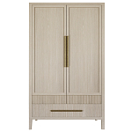 Шкаф платяной Primo с выдвижными ящиками шпон Черный дуб варинант исполнения - 1 | Loft Concept в Новосибирске