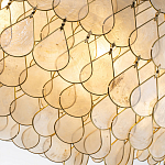 Люстра многоярусная с декором из натуральной морской ракушки Iridescent Light варинант исполнения - 5 | Loft Concept в Новосибирске