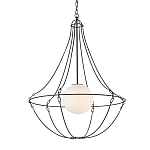 Подвесной светильник из тонких прутьев в форме колокола Forged Thin Rods варинант исполнения - 3 | Loft Concept в Новосибирске