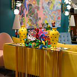 Декоративная статуэтка Yayoi Kusama Flowers that Bloom at Midnight Pink варинант исполнения - 5 | Loft Concept в Новосибирске