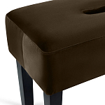 Мягкий  пуф на черных ножках Winton Pouf варинант исполнения - 12 | Loft Concept в Новосибирске