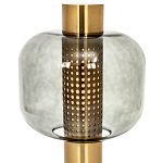 Настольная лампа со стеклянным плафоном Elario Metal Glass Table Lamp варинант исполнения - 2 | Loft Concept в Новосибирске