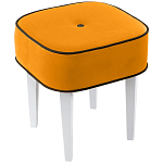 Квадратный мягкий пуф на белых ножках Winton Pouf Square варинант исполнения - 23 | Loft Concept в Новосибирске