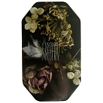 Шкатулка из эпоксидной смолы с цветами черная Epoxy Resin Box Black варинант исполнения - 1 | Loft Concept в Новосибирске