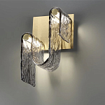 Бра волнистой формы из фактурного стекла Wave варинант исполнения - 3 | Loft Concept в Новосибирске