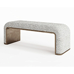 Банкетка Forli с элегантными латунными вставками  варинант исполнения - 1 | Loft Concept в Новосибирске