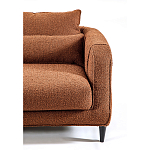 Диван в гостиную Portree Sofa Терракотовый букле варинант исполнения - 5 | Loft Concept в Новосибирске
