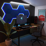 Гипсовая 3D панель с принтографией PM-52 варинант исполнения - 1 | Loft Concept в Новосибирске