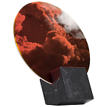 Настольное дизайнерское зеркало Poltronova Vanitas Nero Marquina Mirror and Photo Holder варинант исполнения - 1 | Loft Concept в Новосибирске