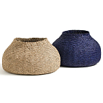 Корзина синяя Elewisa Wicker Basket варинант исполнения - 4 | Loft Concept в Новосибирске