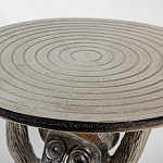 Столик с подстольем в виде обезьянки Bombay Nickel варинант исполнения - 3 | Loft Concept в Новосибирске