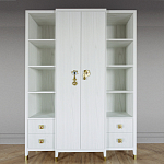 Большой шкаф с витриной Elsa Dreams White варинант исполнения - 5 | Loft Concept в Новосибирске