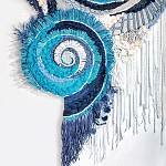 Текстильный Арт-объект ручной работы Galaxy варинант исполнения - 1 | Loft Concept в Новосибирске