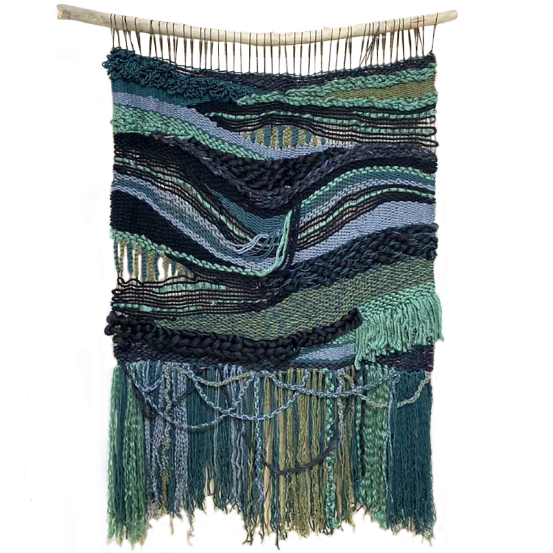  Дизайнерский Гобелен Волшебный Лес  Magic Forest II Зеленый в Новосибирске | Loft Concept 