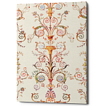 Постер на холсте с изображением ангела и растительных орнаментов Raffael Angel Poster варинант исполнения - 2 | Loft Concept в Новосибирске