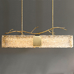 Люстра прямоугольная из фактурного стекла Chandelier Beam варинант исполнения - 5 | Loft Concept в Новосибирске