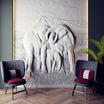Барельеф ELEPHANTS варинант исполнения - 2 | Loft Concept в Новосибирске