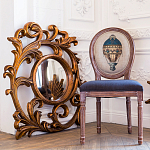 Зеркало настенное с рамой цвета античная бронза Classic Ornament Mirror варинант исполнения - 3 | Loft Concept в Новосибирске