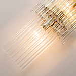 Бра с золотистым основанием и прозрачными трубками Nembus варинант исполнения - 4 | Loft Concept в Новосибирске