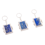 Зеркало брелок складное двухстороннее из натурального камня Лазурит Stone Mirrors варинант исполнения - 4 | Loft Concept в Новосибирске