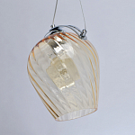 Подвесной светильник со стеклянном плафоном в форме бокала Kaleido варинант исполнения - 4 | Loft Concept в Новосибирске