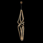 Подвесной светильник с декоративными элементами в виде кристаллов Smooth Shine варинант исполнения - 1 | Loft Concept в Новосибирске