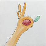 Плитка дизайнерская с рисунком Лимон варинант исполнения - 2 | Loft Concept в Новосибирске