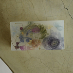 Шкатулка из эпоксидной смолы с цветами белая Epoxy Resin Rectangular Box White варинант исполнения - 6 | Loft Concept в Новосибирске