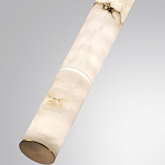 Подвесной светильник с плафоном в форме цилиндра из алебастра Cryptocrystalline Stone варинант исполнения - 5 | Loft Concept в Новосибирске