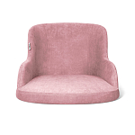 Стул с мягкой розовой обивкой из велюра и подъемно-поворотным механизмом на черных колесиках Harper Pink варинант исполнения - 2 | Loft Concept в Новосибирске