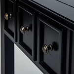 Черная тумба с выдвижным ящиком Monica варинант исполнения - 3 | Loft Concept в Новосибирске