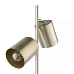 Настольная лампа золотистая на белом мраморном основании Streams of Light варинант исполнения - 4 | Loft Concept в Новосибирске